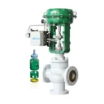 Three-way converging diverging control valve