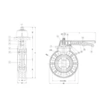 UPVC Motorized Butterfly Valve