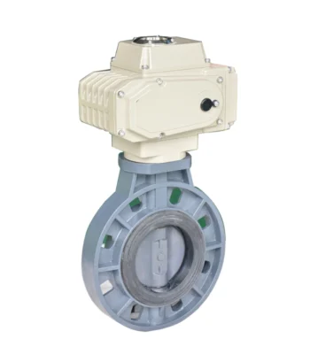 UPVC Motorized Butterfly Valve