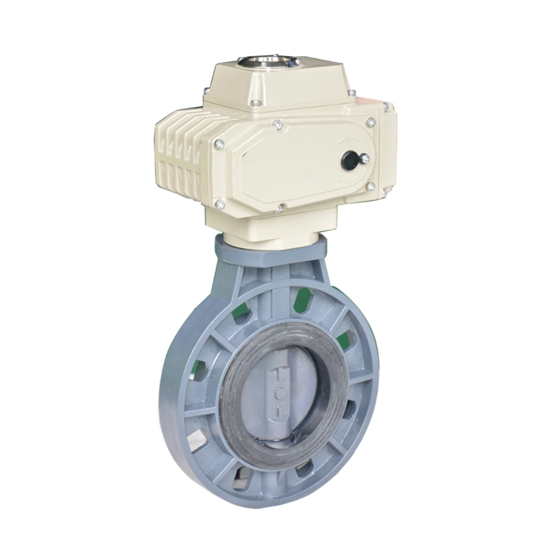 UPVC Motorized Butterfly Valve