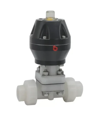 Union plastic PVDF pneumatic diaphragm valve