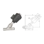 welding pneumatic seat position valve