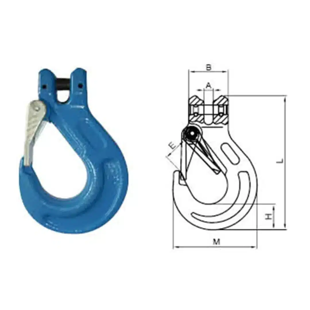 G100 Clevis Sling Hook With Cast Latch