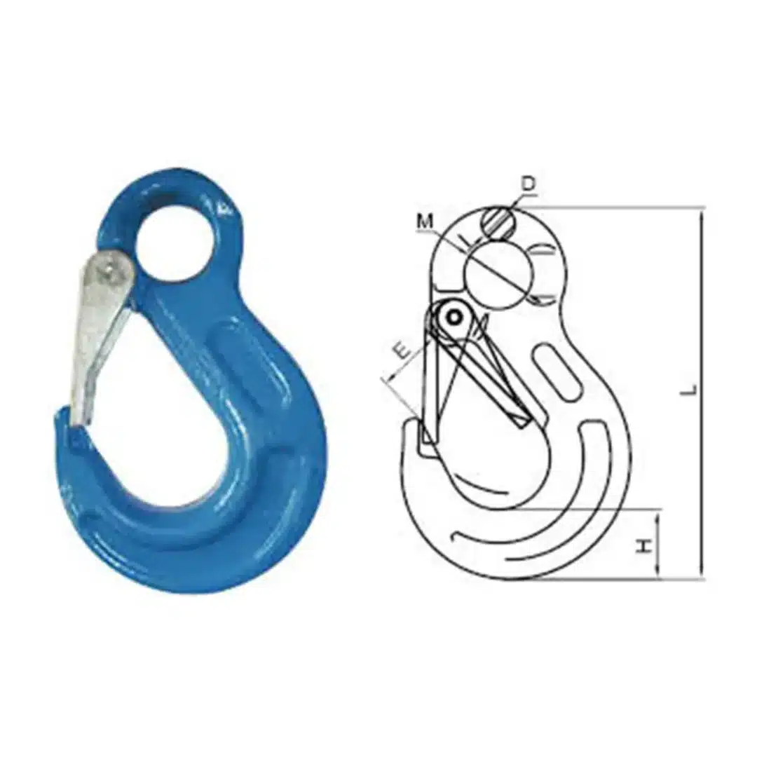 G100 Eye Sling Hook With Cast Latch