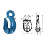 G100 Special Eye Grab Hook With Safety Pin