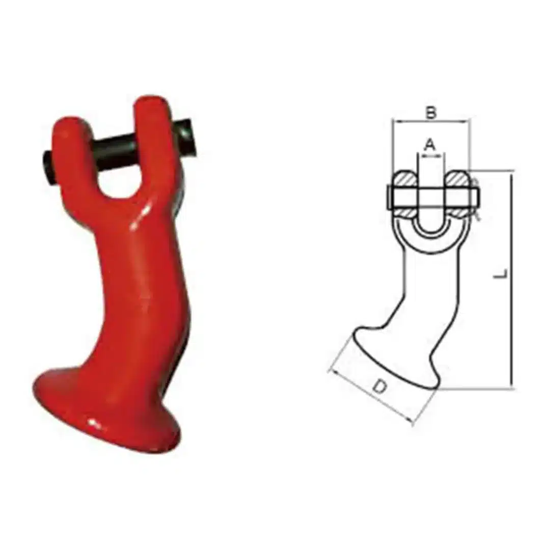 G80 Clevis Elephant Foot: Elite Heavy-Duty Lashing Infrastructure & Certified Rigging-Connection Architecture