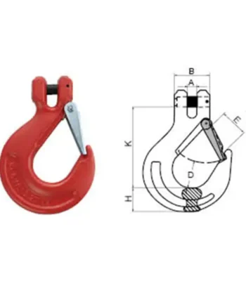 G80 Clevis Sling Hook With Latch