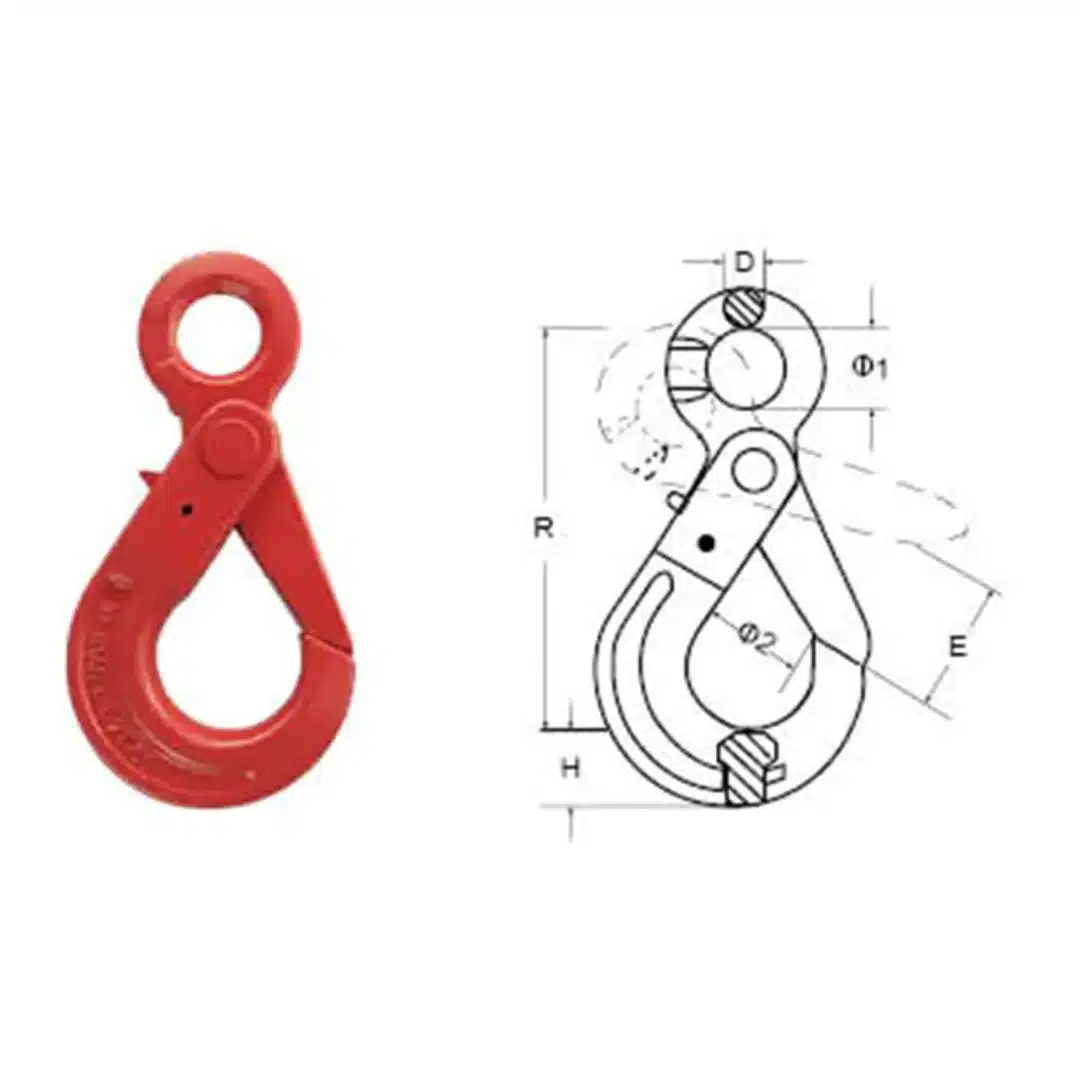 G80 Eye Self-locking Hook