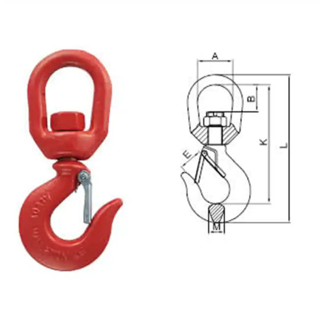 G80 Eye Sling Hook With Latch