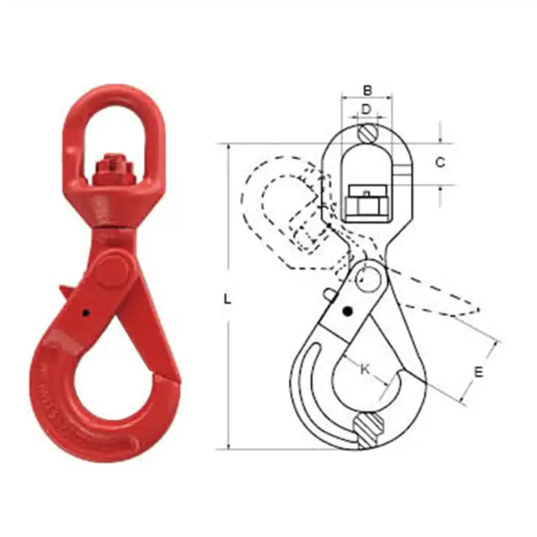 G80 Swivel Self-locking Hook