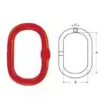 G80 A343 Master Link: Elite Heavy-Duty Lifting Infrastructure & Certified Rigging-Connection Architecture