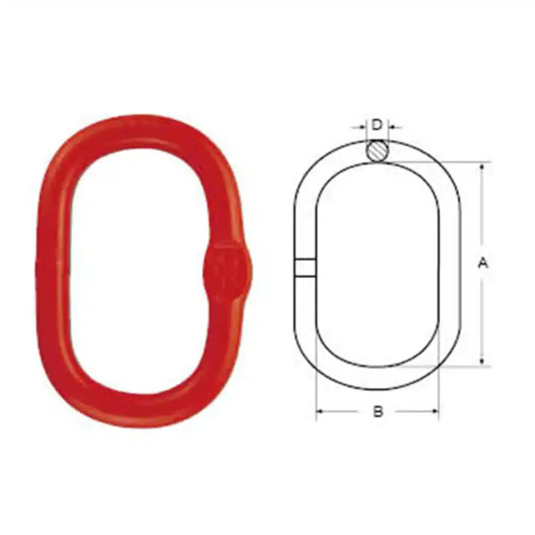 G80 A343 Master Link: Elite Heavy-Duty Lifting Infrastructure & Certified Rigging-Connection Architecture