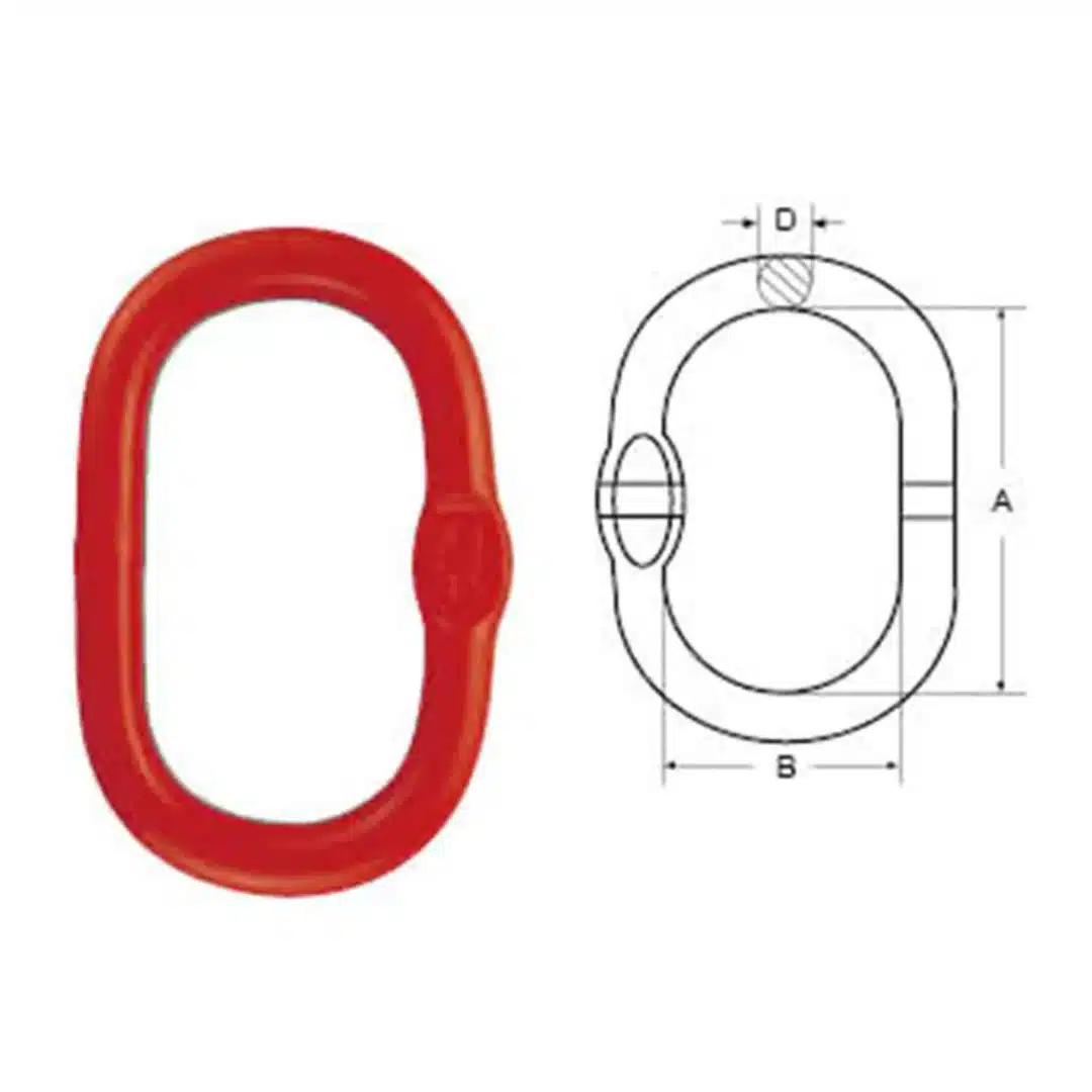 G80 A344 Master Link: Elite Heavy-Duty Lifting Infrastructure & Certified Rigging-Connection Architecture