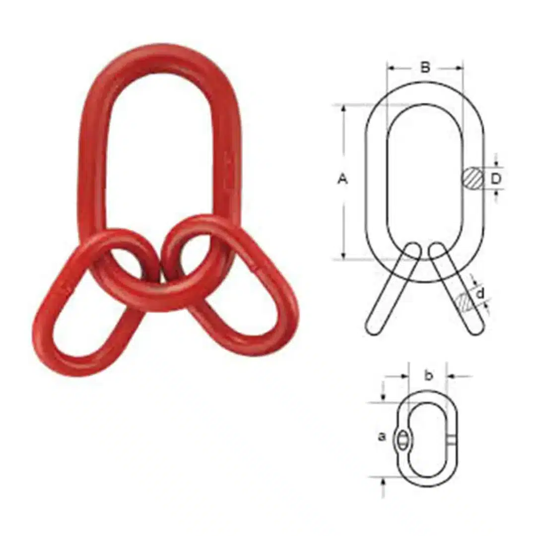 G80 A345 Welded Master Link Assembly: Elite Heavy-Duty Lifting Infrastructure & Certified Rigging-Connection Architecture