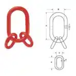 G80 A346 Welded Master Link Assembly: Elite Heavy-Duty Lifting Infrastructure & Certified Rigging-Connection Architecture