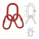 G80 A347 Welded Master Link Assembly: Elite Heavy-Duty Lifting Infrastructure & Certified Rigging-Connection Architecture