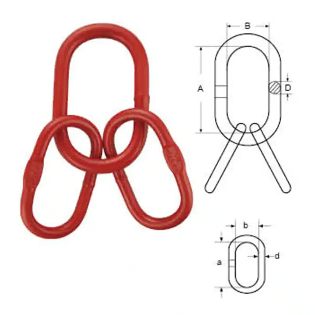 G80 A347 Welded Master Link Assembly: Elite Heavy-Duty Lifting Infrastructure & Certified Rigging-Connection Architecture