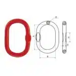 G80 Master Link With Flat Welded: Elite Heavy-Duty Lifting Infrastructure & Certified Rigging-Connection Architecture