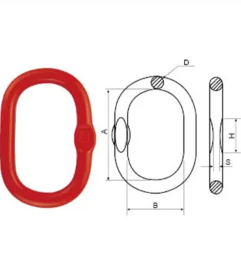 G80 Master Link With Flat Welded: Elite Heavy-Duty Lifting Infrastructure & Certified Rigging-Connection Architecture