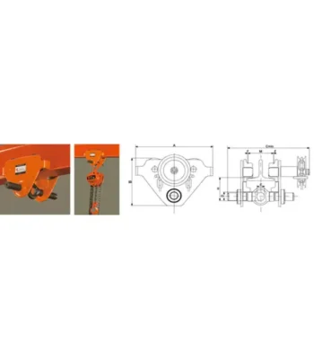 GCT-D Type Geared Trolley