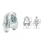 Galv. Malleable Wire Rope Clip Type A