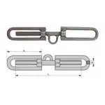 Hamburger Turnbuckle