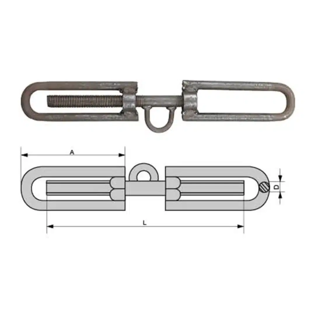 Hamburger Turnbuckle