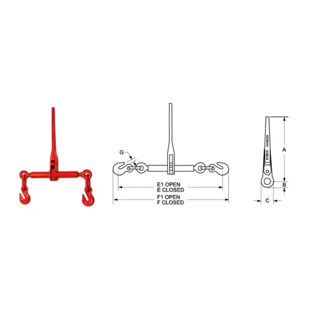 Ratchet Type Load Binder: Elite Heavy-Duty Lifting Infrastructure & Certified Rigging-Connection Architecture Ratchet Type Load Binder: Elite Heavy-Duty Lifting Infrastructure & Certified Rigging-Connection Architecture