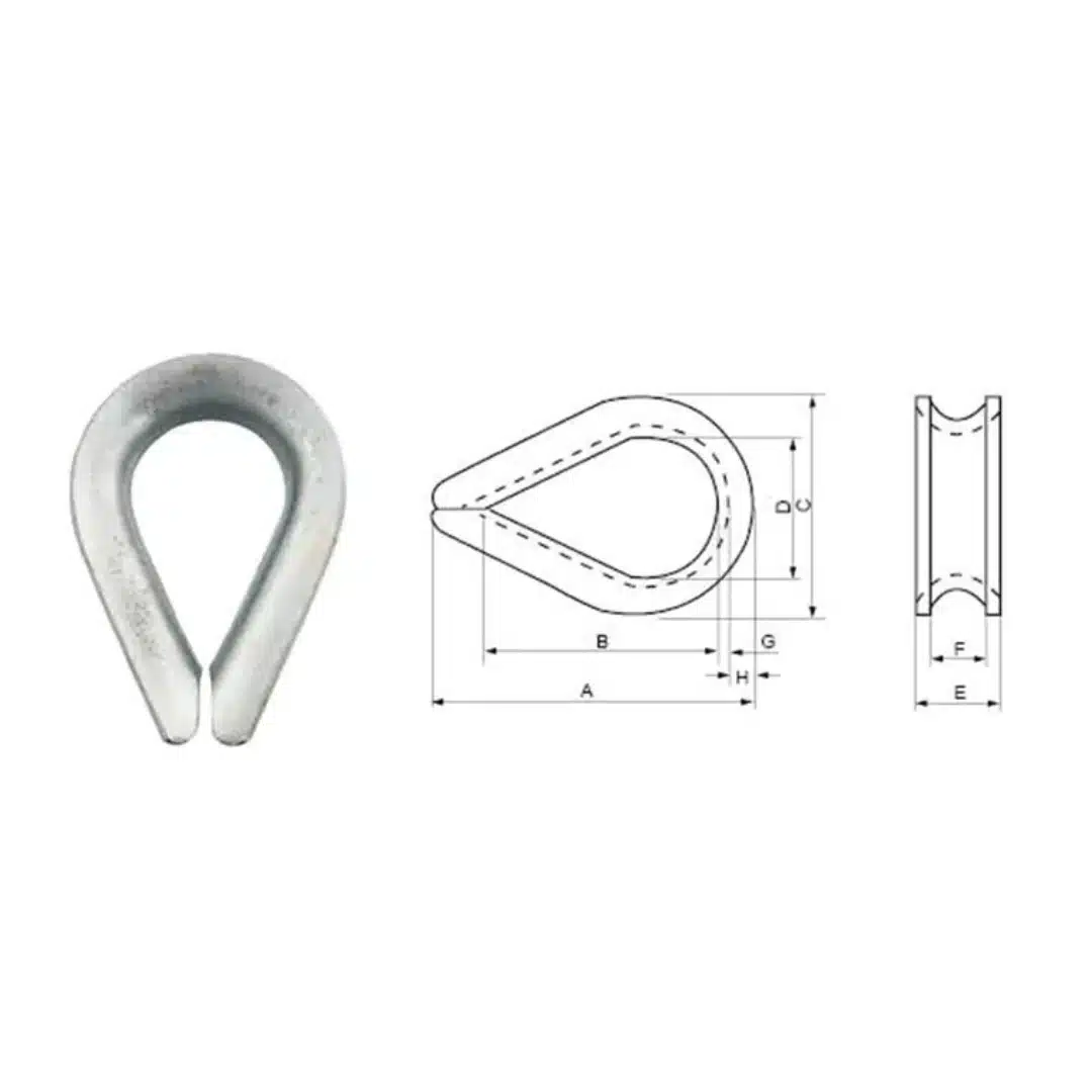 Standard Wire Rope Thimbles