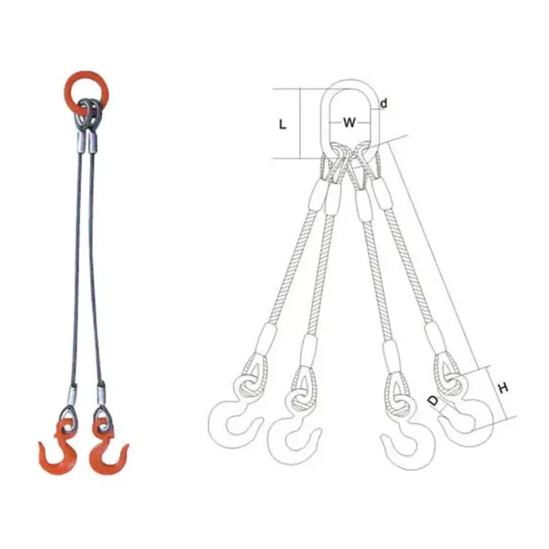 Swaged Sling: Elite Heavy-Duty Lifting Rigging-Connection Architecture