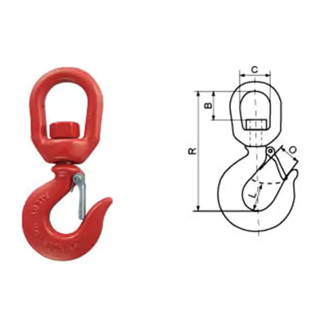 Swivel Hooks With Latch