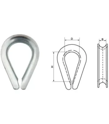 Thimble DIN6899 Form A