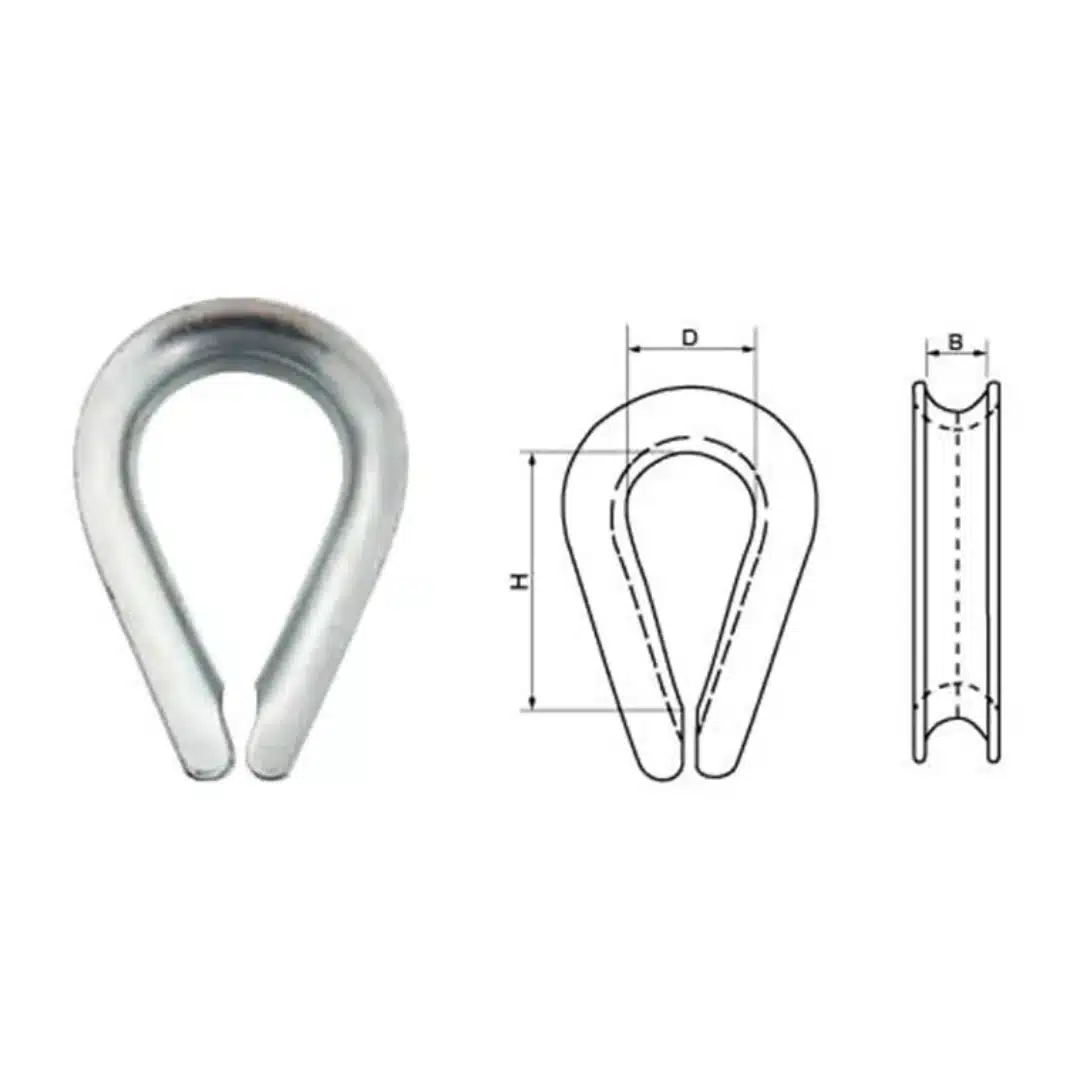 Thimble DIN6899 Form A