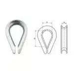 Thimble DIN6899 Form B