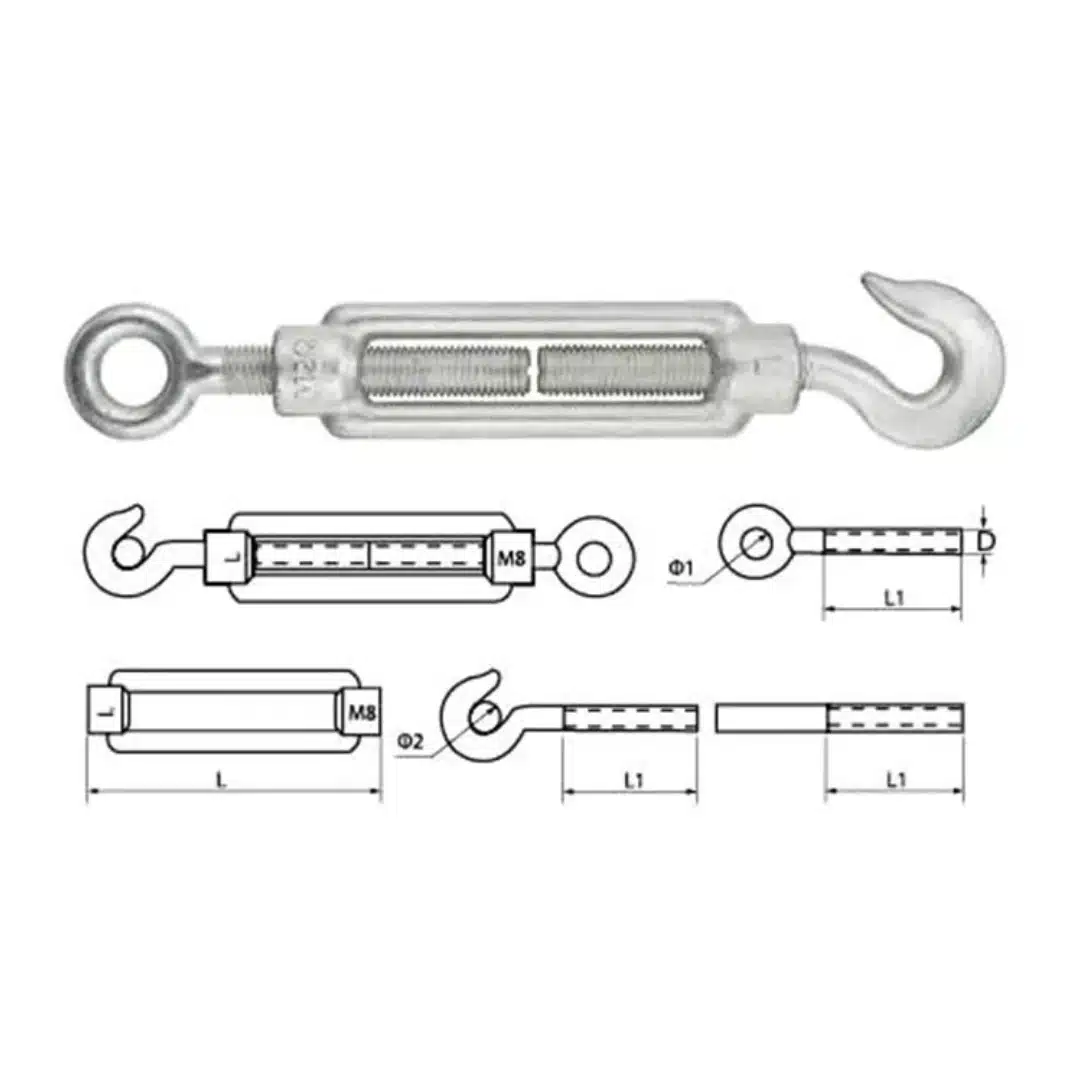 Turnbuckle DIN1480 Turnbuckle DIN1480