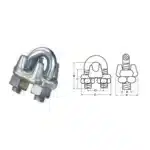 US Type Drop Forged Wire Rope Clips