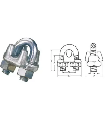 US Type Drop Forged Wire Rope Clips