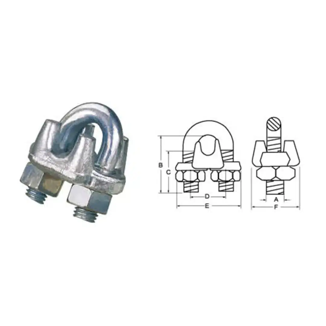 US Type Drop Forged Wire Rope Clips