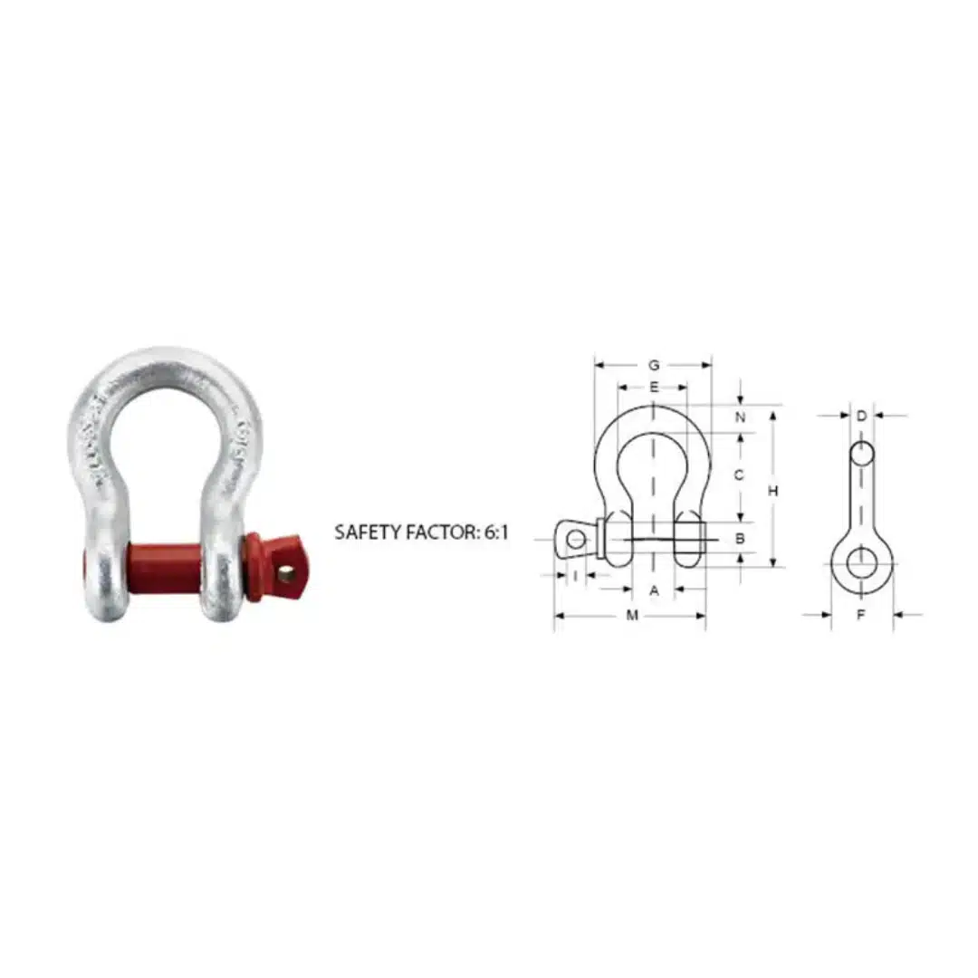 US Type High Tensile Forged Shackle G209