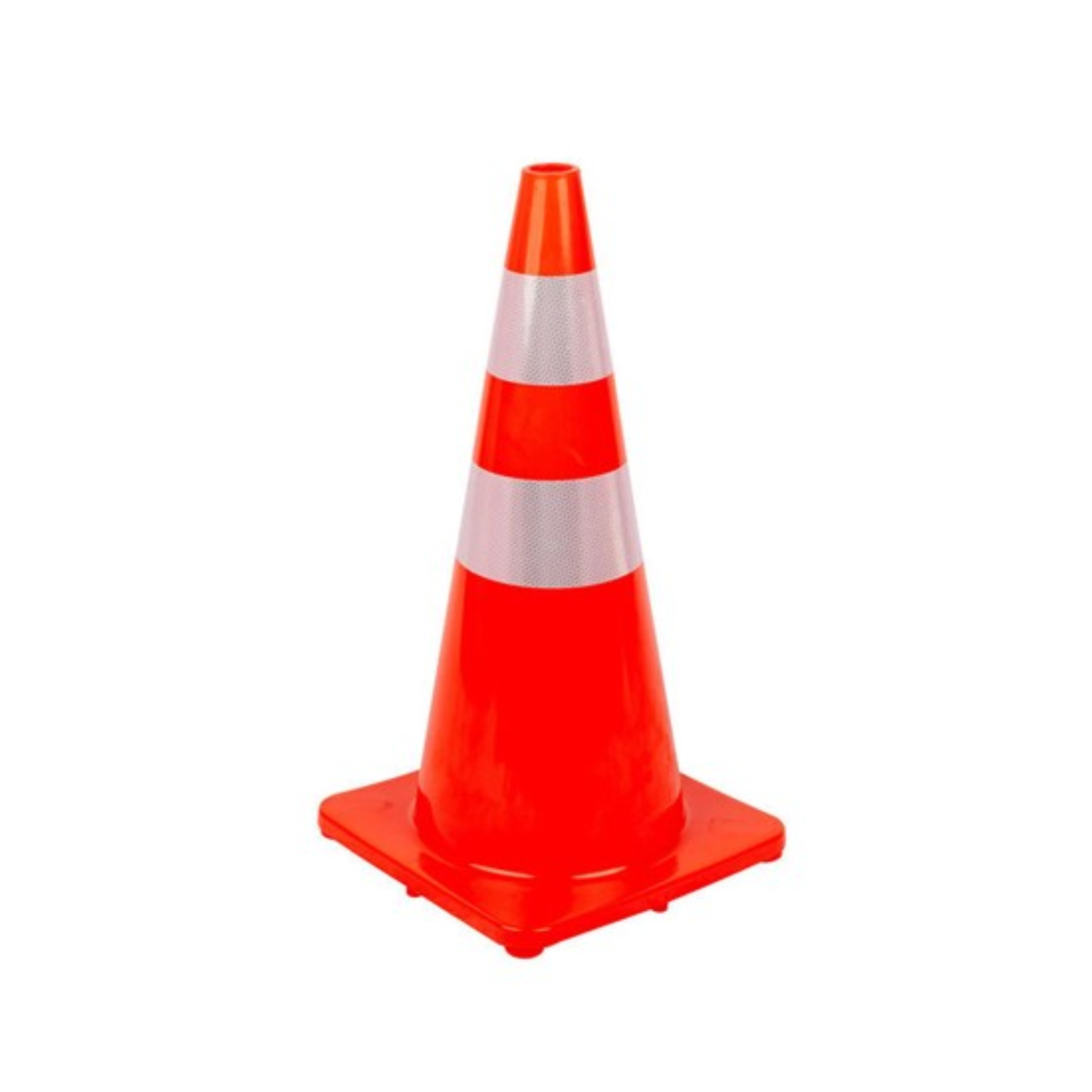 70cm High Visibility Orange PVC Road Cone