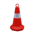 50cm Light Duty Plastic Safety Warning Cone with Hand Loop