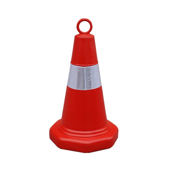 50cm Light Duty Plastic Safety Warning Cone with Hand Loop