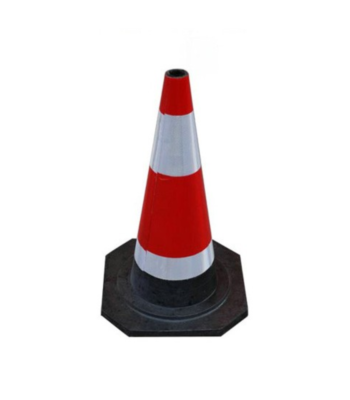 50cm Rubber Traffic Warning Cone