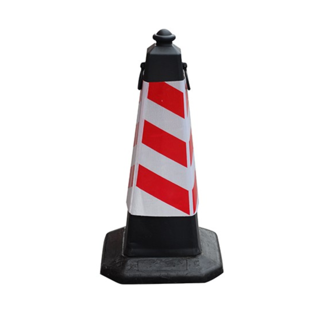 75cm Road Work Safety Barrier Cone with Chain Loop