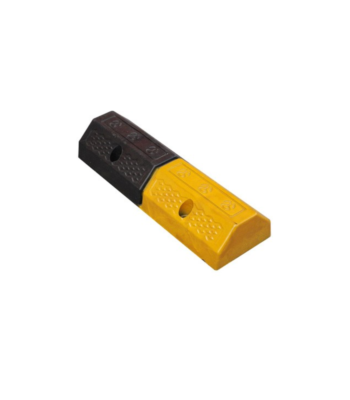 Black & Yellow Safety Wheel Stops for Garage