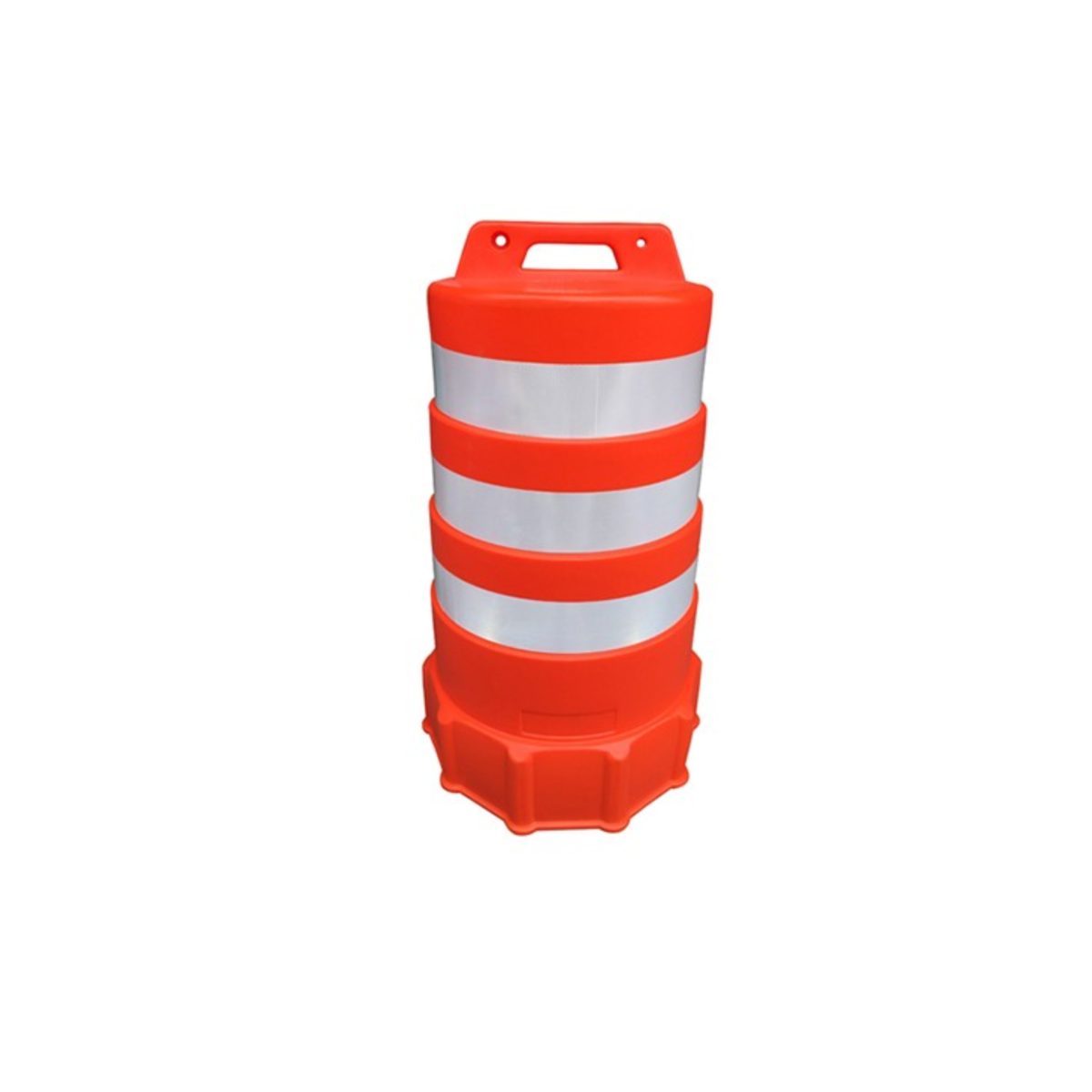 Highly Visible Traffic Control Barrel