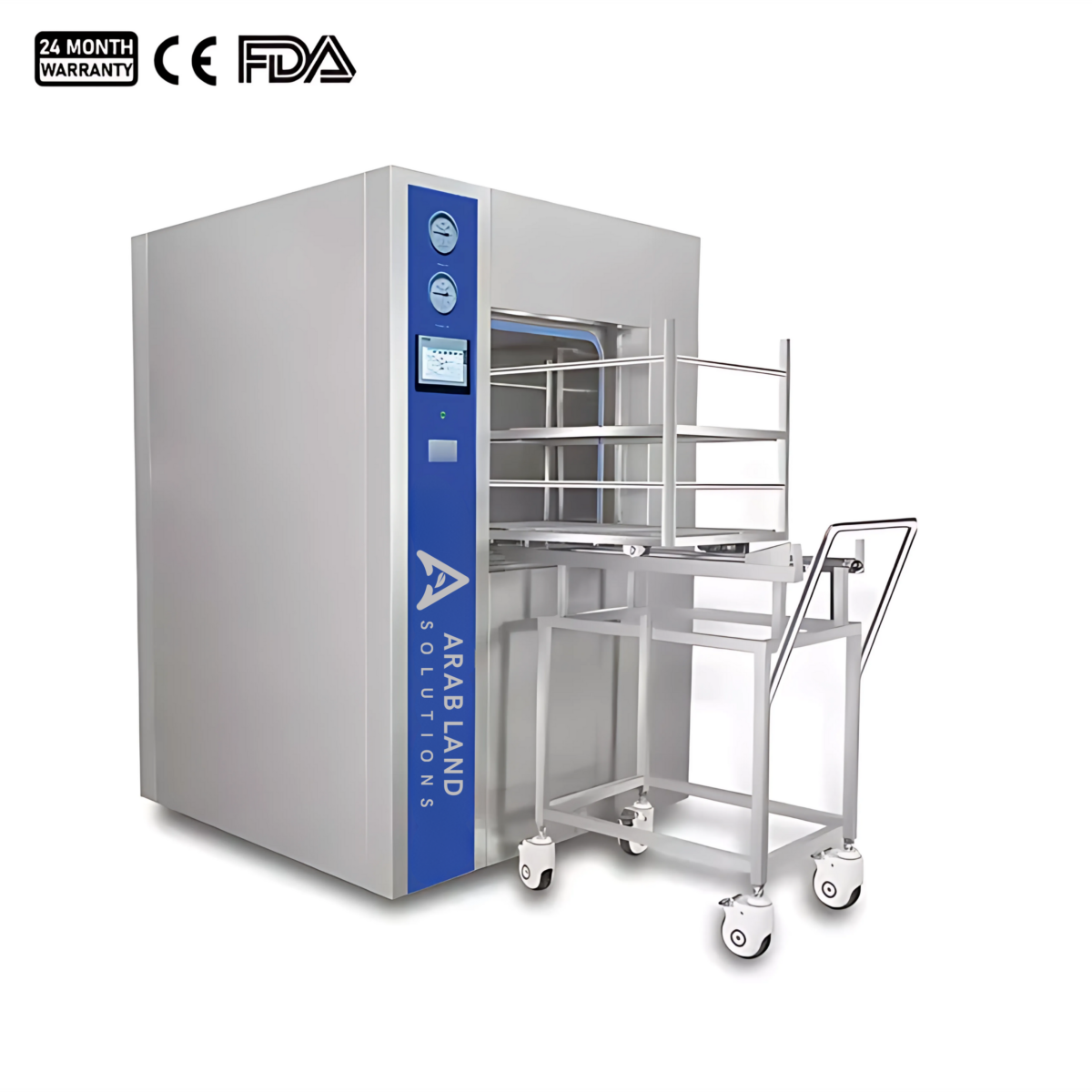 Horizontal Pulse Vacuum Autoclave with Lift Door