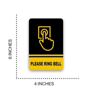 Please Ring The Bell Sign