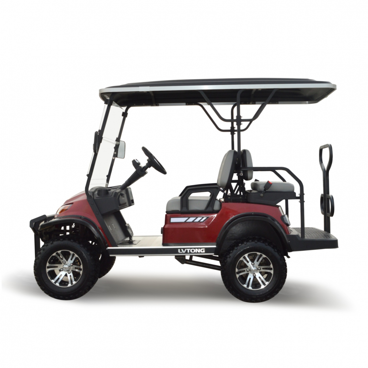 4 Seater Lifted Golf Cart With Rear Seats