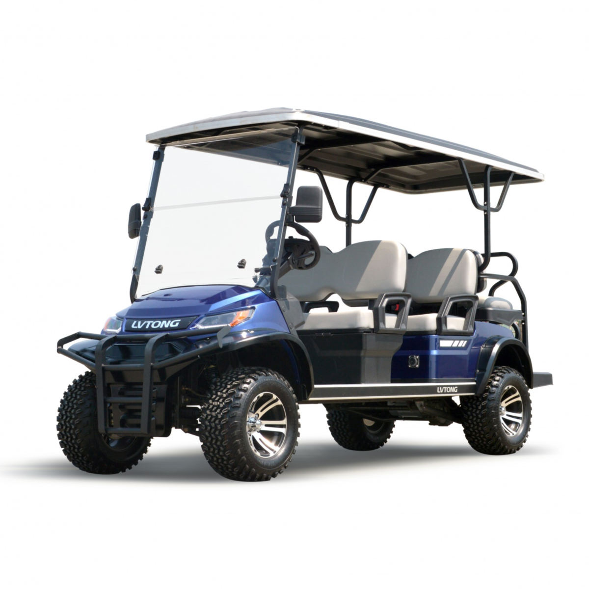 6 Seaters Lifted Golf Cart With LED Light